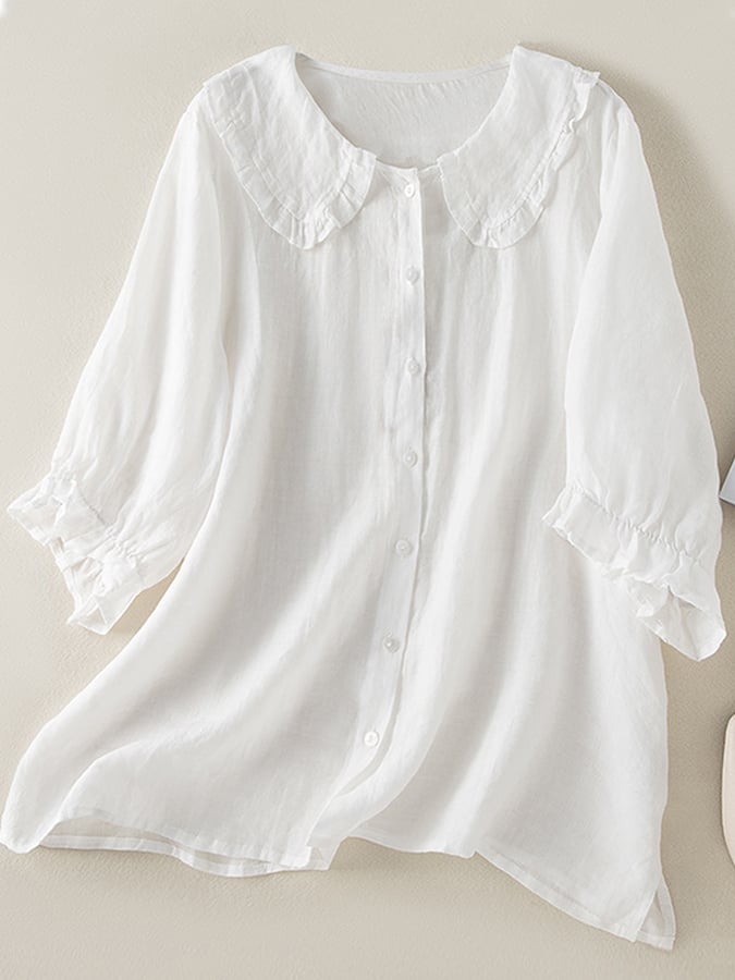 Reunaxa Fluide Longue Blouse – Lorrie