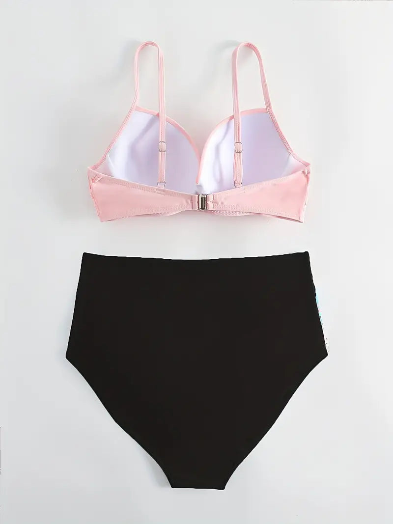 Seellesa | Bikini élégant à imprimé tropical pour femmes