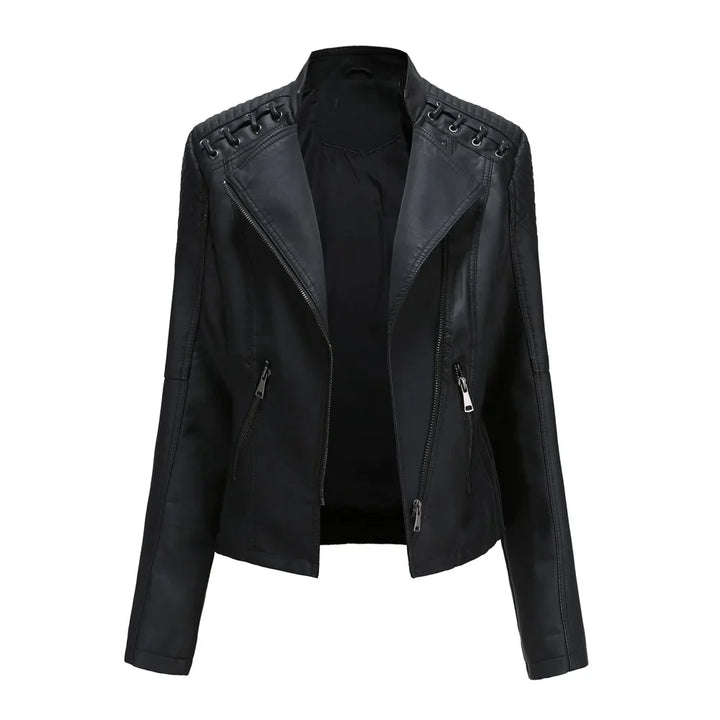 Aosiala | Veste cuir élégante pour femmes
