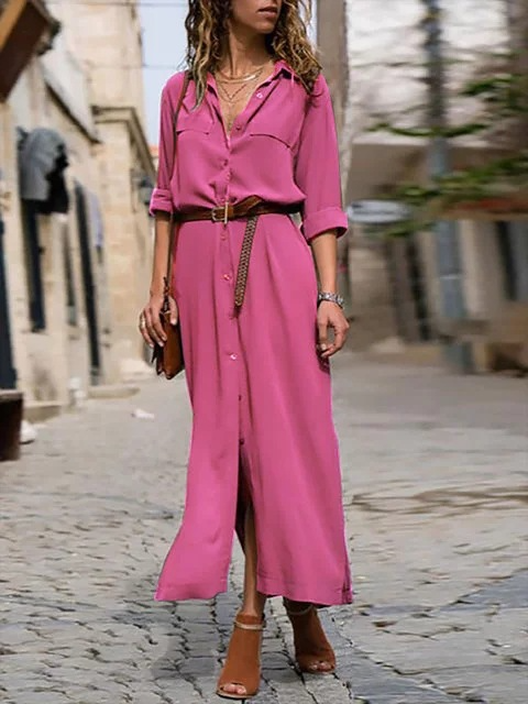 Seayasa | Robe longue à manches longues pour femmes