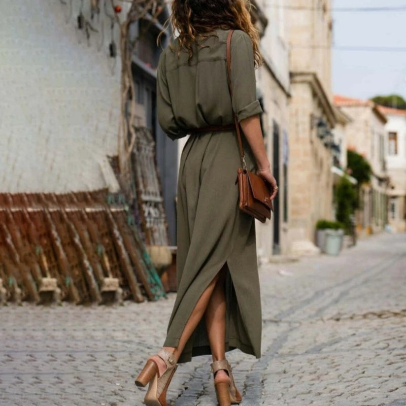 Seayasa | Robe longue à manches longues pour femmes