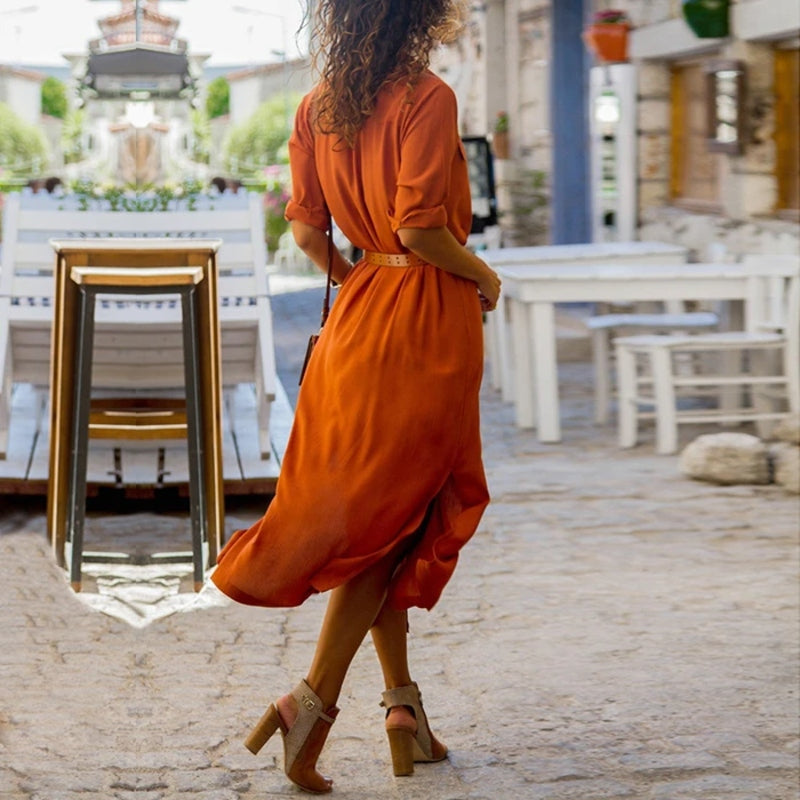Seayasa | Robe longue à manches longues pour femmes