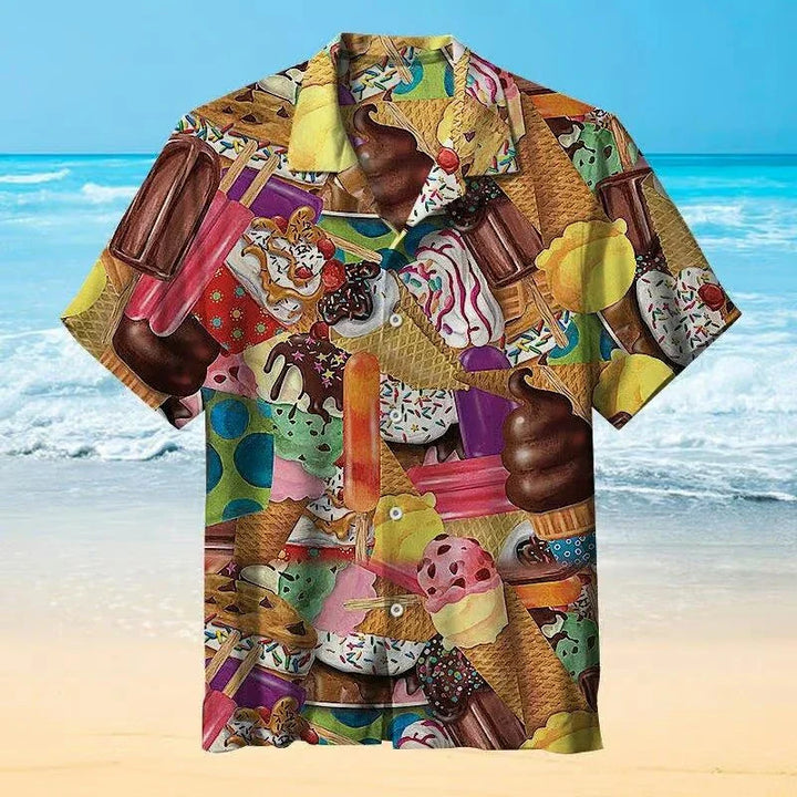 Mooraes | Chemise Fantaisie Été Oversize pour Hommes