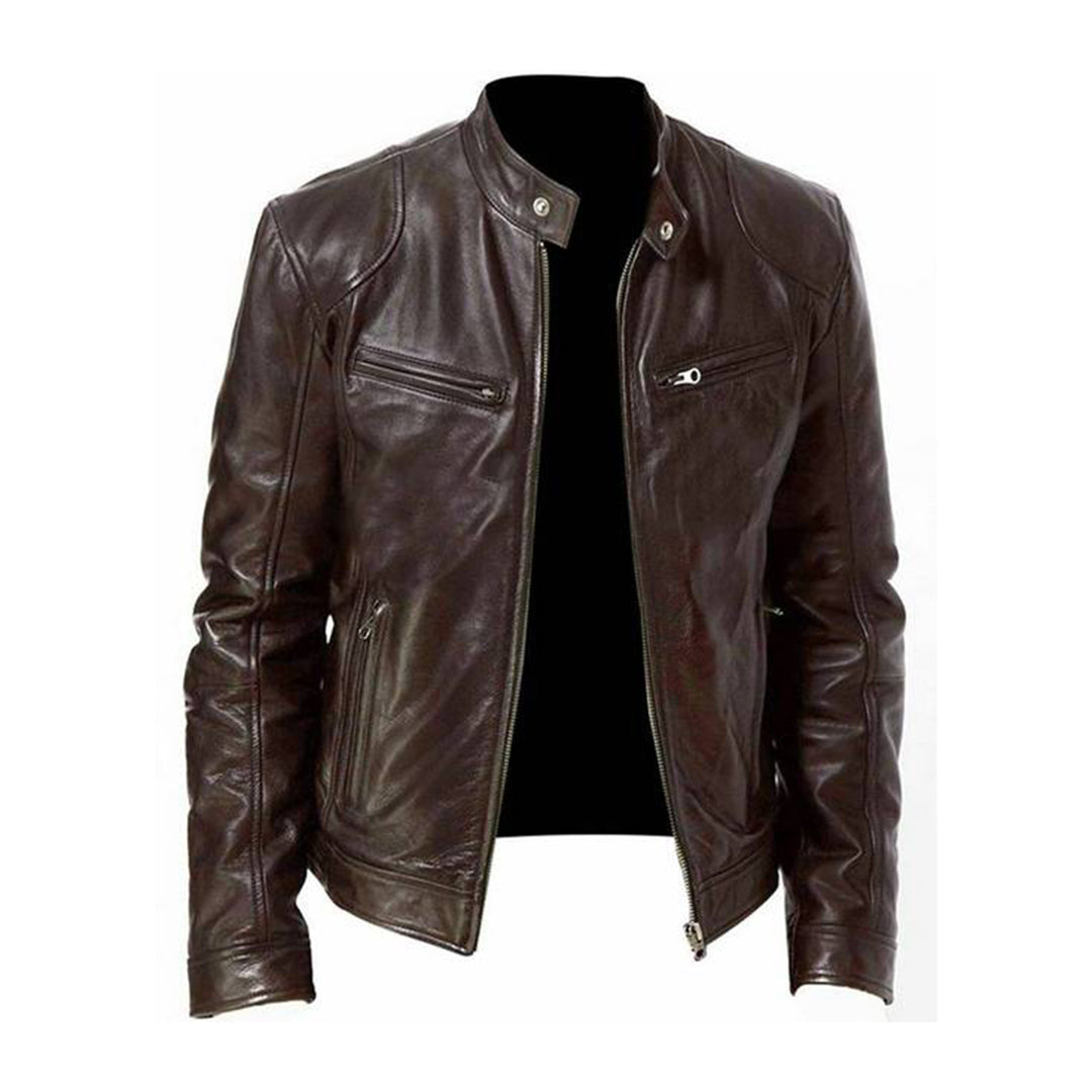 Vearras | Veste en cuir élégante homme