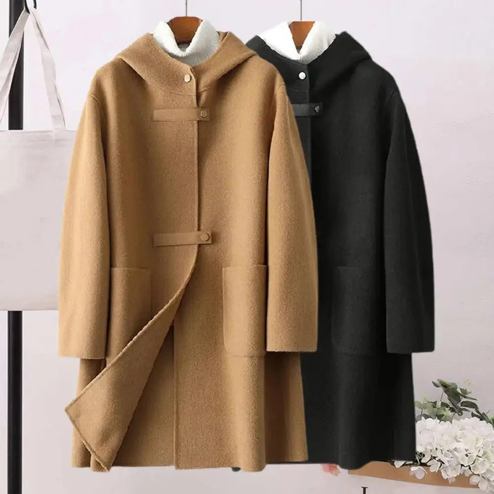 Naellesa | Veste en cachemire à capuche pour femmes
