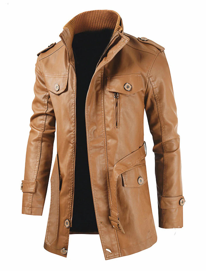 Liettam Longue Noir Trench – Allen