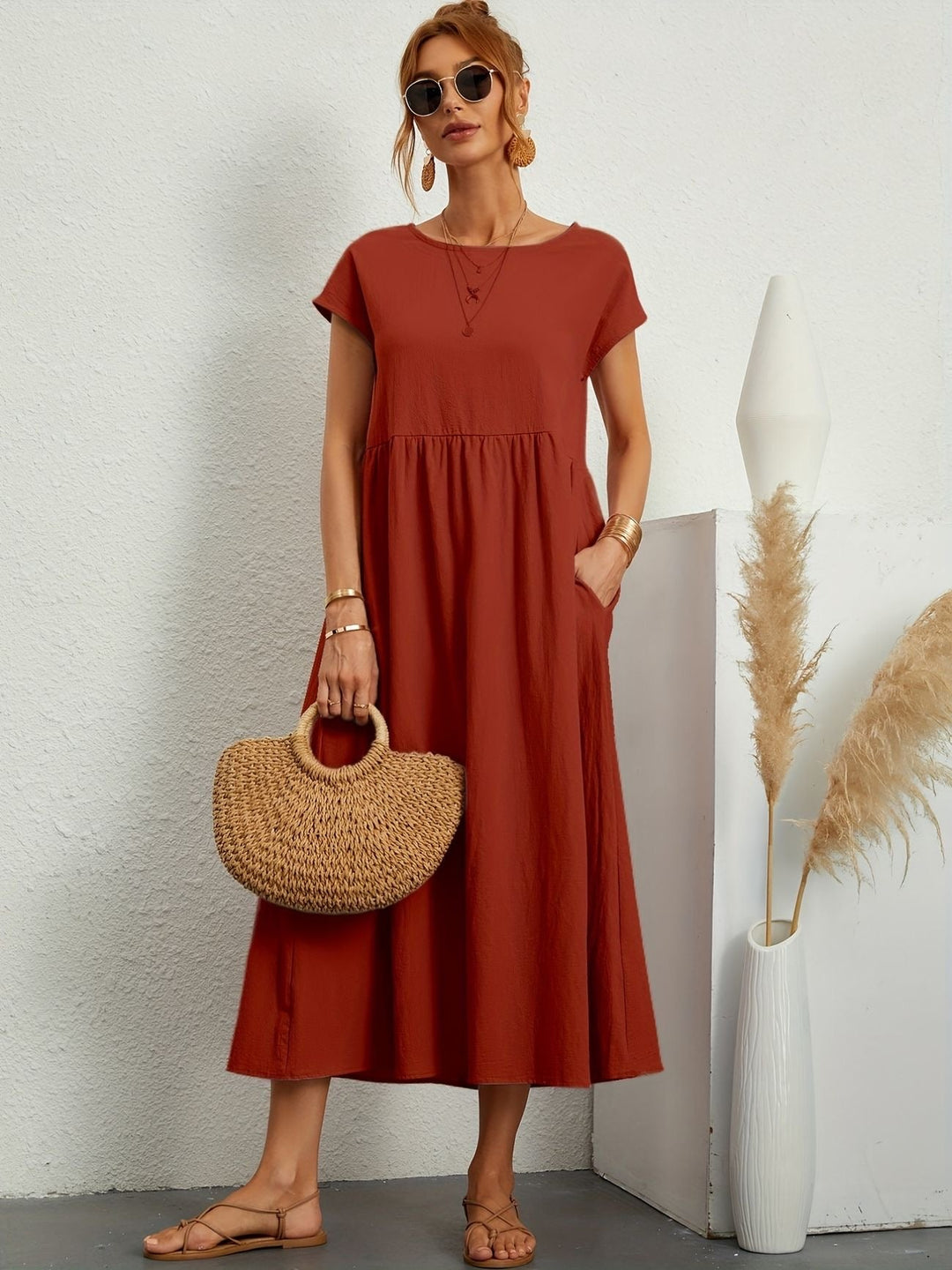Luayama | Robe de loisirs décolletée