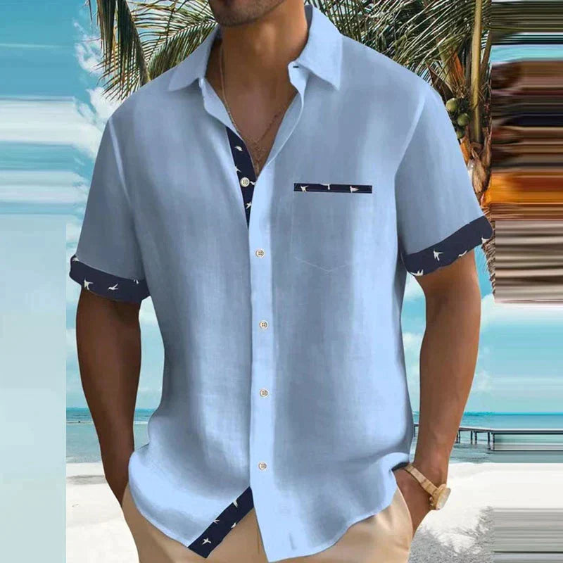 Roanas | Charmante chemise d'été au tissu léger et au design brise de mer