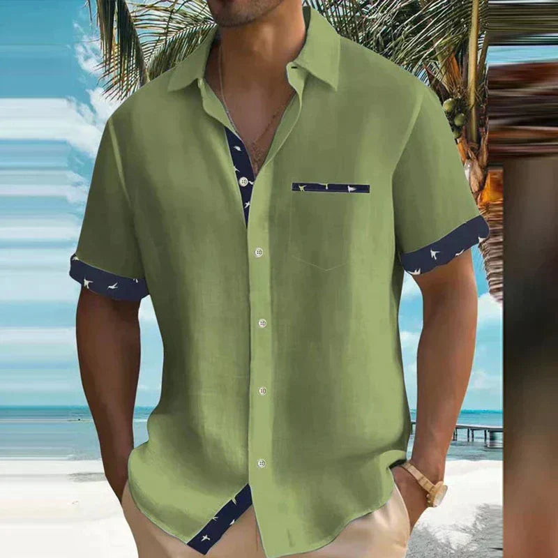 Roanas | Charmante chemise d'été au tissu léger et au design brise de mer