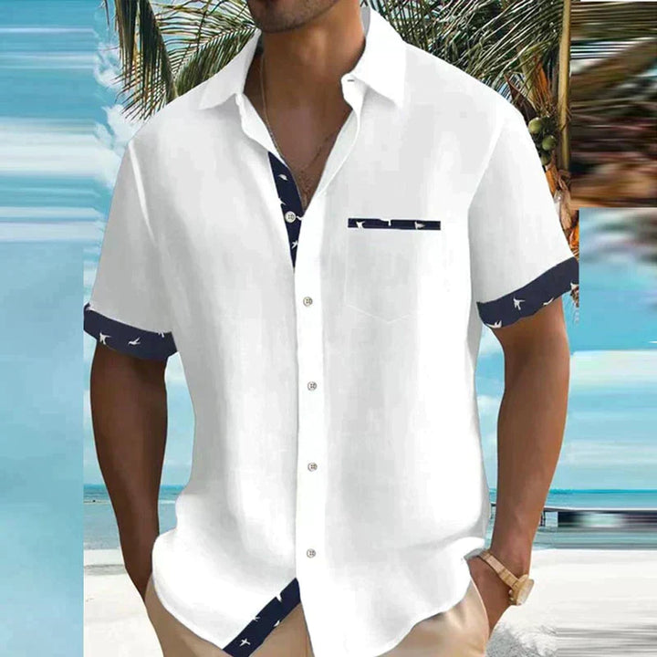 Roanas | Charmante chemise d'été au tissu léger et au design brise de mer