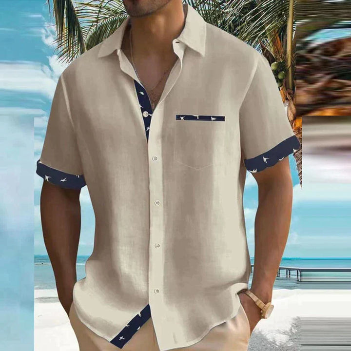 Roanas | Charmante chemise d'été au tissu léger et au design brise de mer