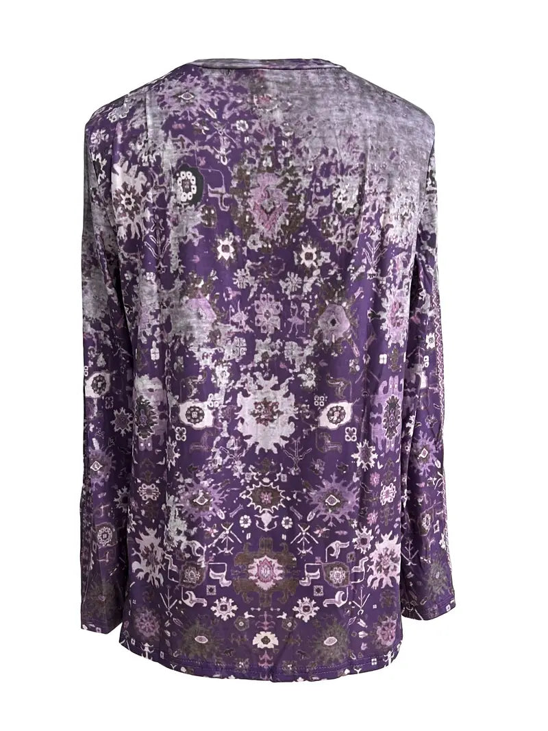 Roaynela | T-shirt fleuri élégant pour femmes