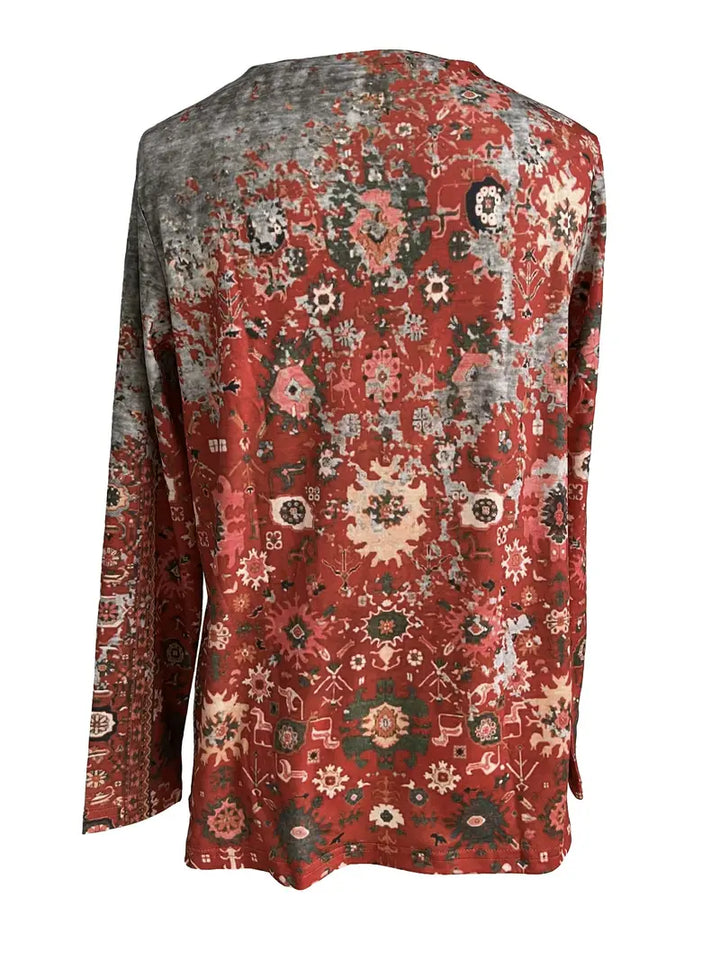 Roaynela | T-shirt fleuri élégant pour femmes