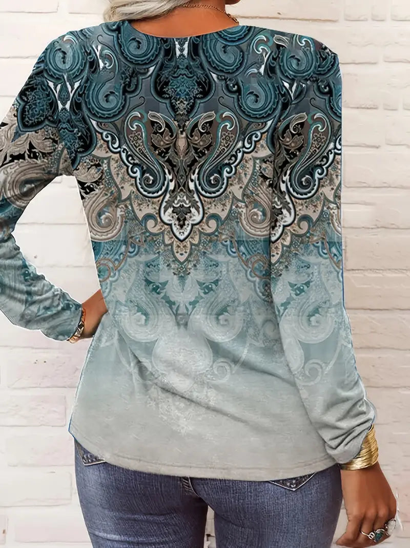 Roaynela | T-shirt fleuri élégant pour femmes