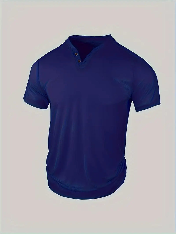 Soinar | T-Shirt Henley Élégant pour Hommes