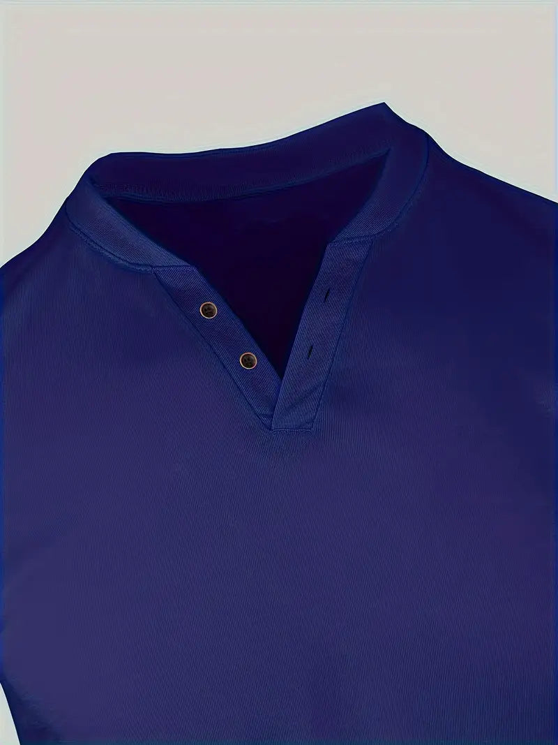Soinar | T-Shirt Henley Élégant pour Hommes