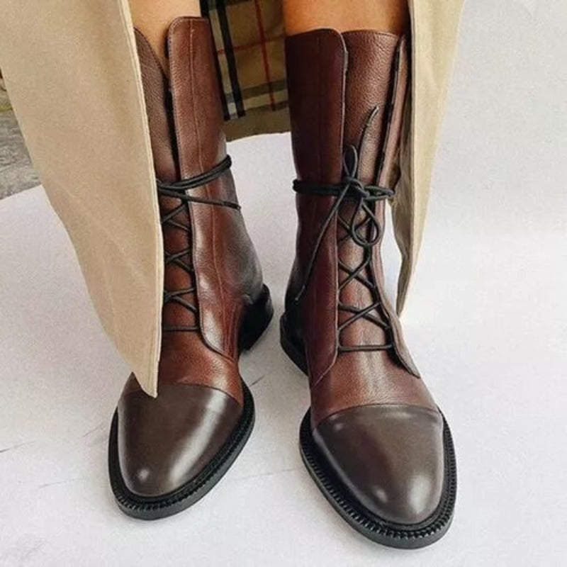 Saoraela | Bottines classiques en cuir vegan pour femmes