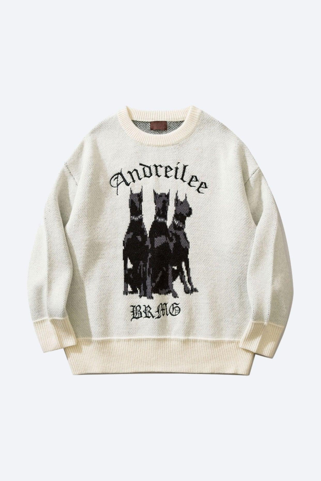 Riinal | Pull imprimé chien pour homme