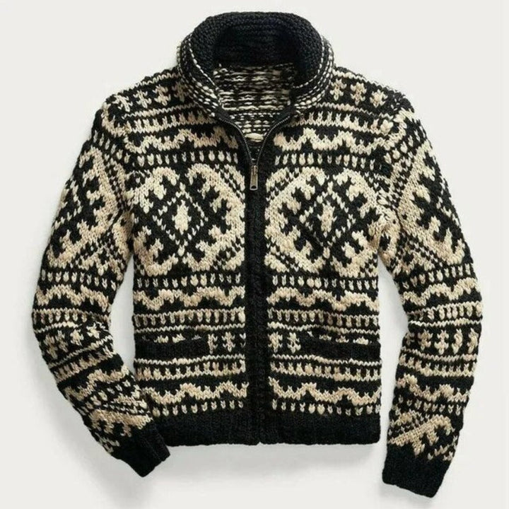 Saosiar | Finn Cardigan norvégien tricoté main
