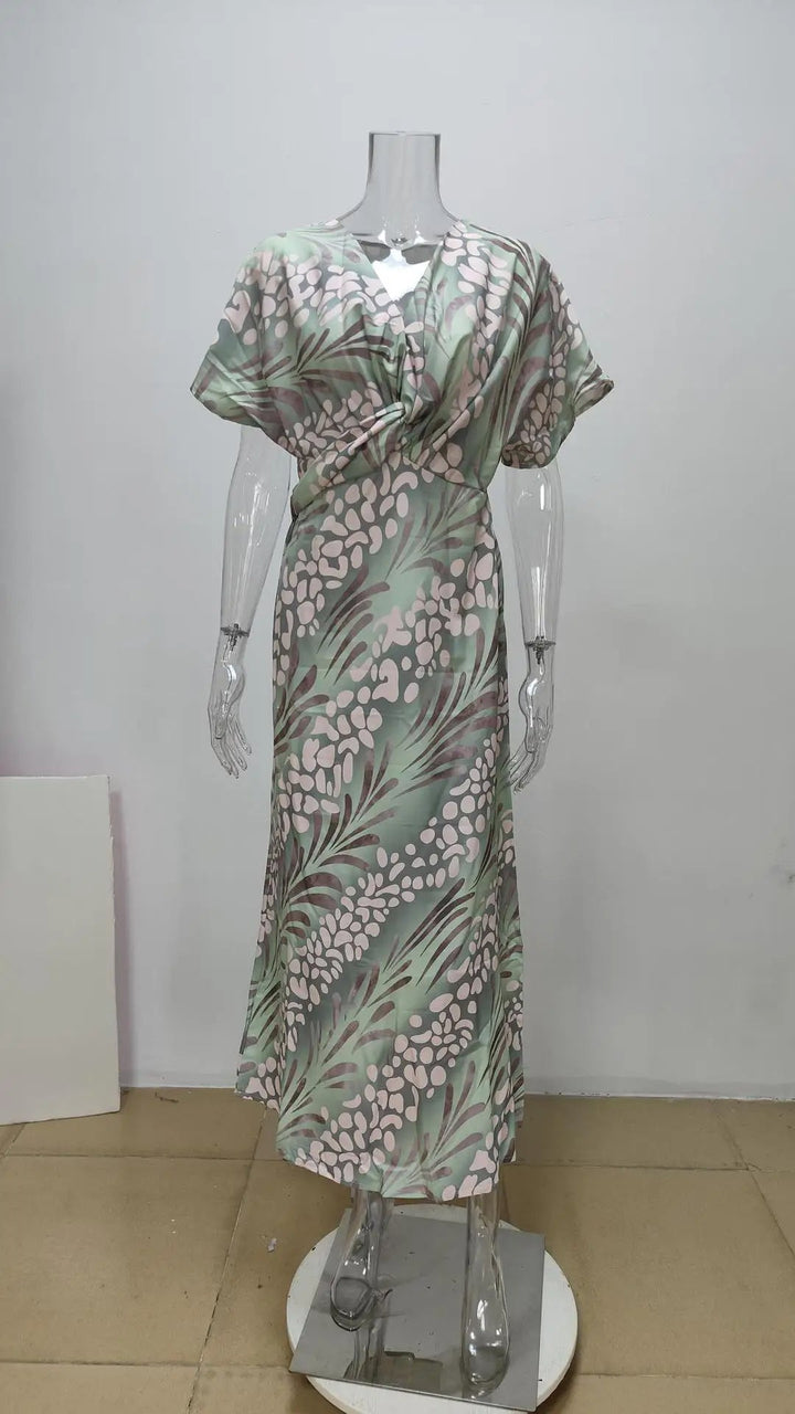 Varia | Robe de soirée élégante imprimée pour femmes