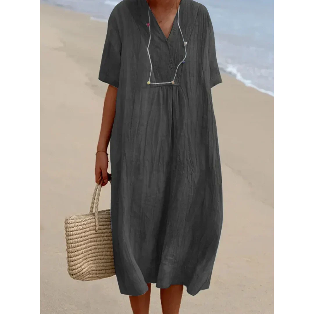 Muorana de plage midi fluide pour femmes - Ruth