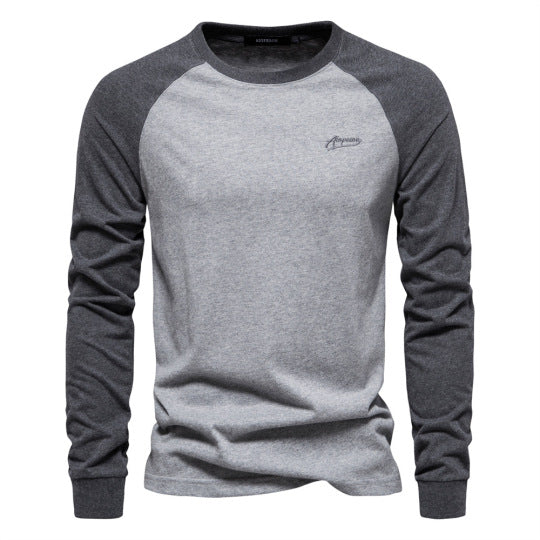 Aoraem | T-shirts de loisir à manches longues en coton pour hommes