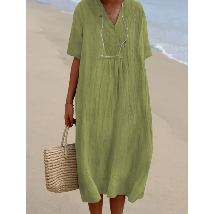 Muorana de plage midi fluide pour femmes - Ruth