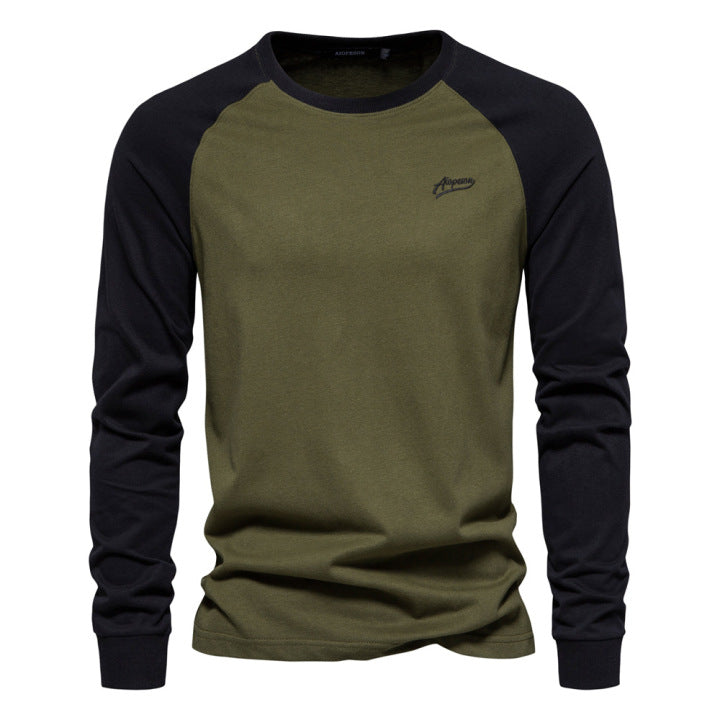 Aoraem | T-shirts de loisir à manches longues en coton pour hommes