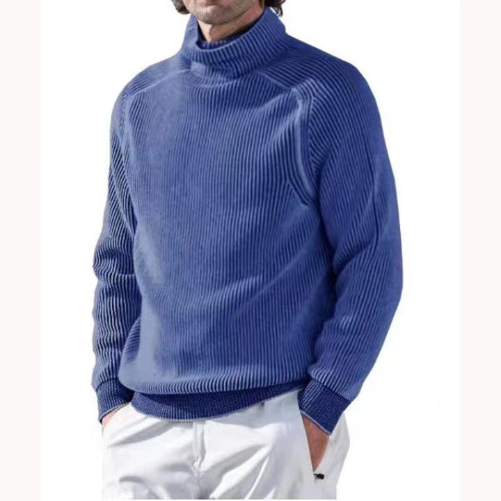 Luosias | Pull chaud avec col pour hommes