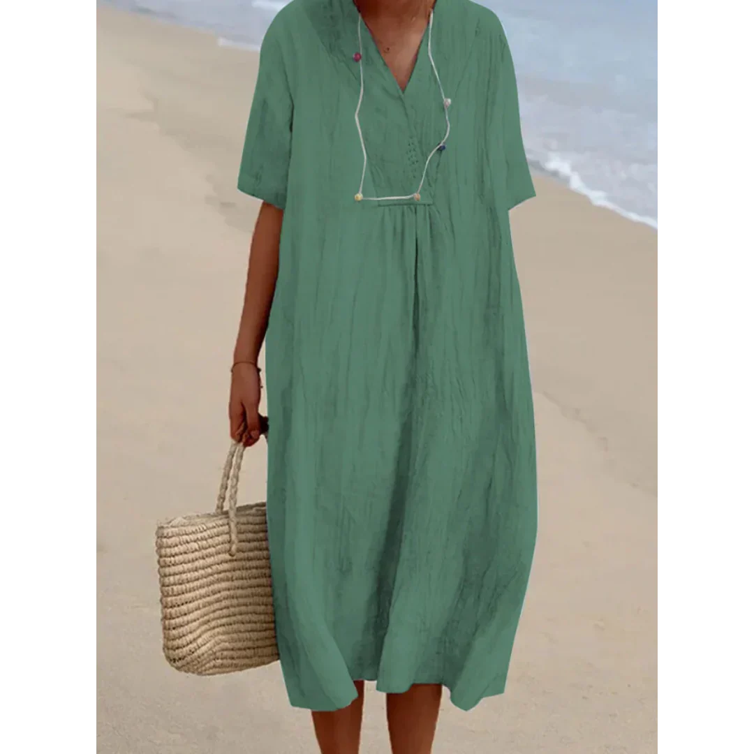 Muorana de plage midi fluide pour femmes - Ruth
