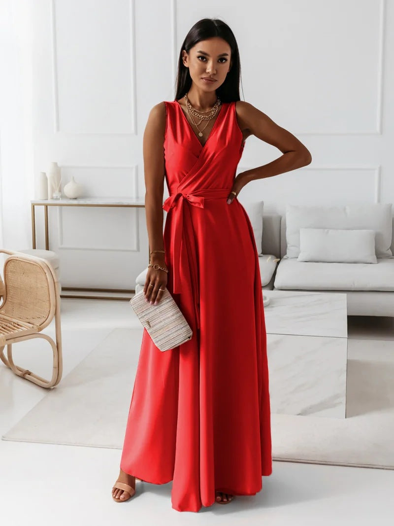 Veettama | Robe col V pour femme