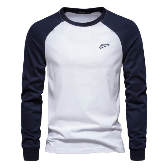 Aoraem | T-shirts de loisir à manches longues en coton pour hommes