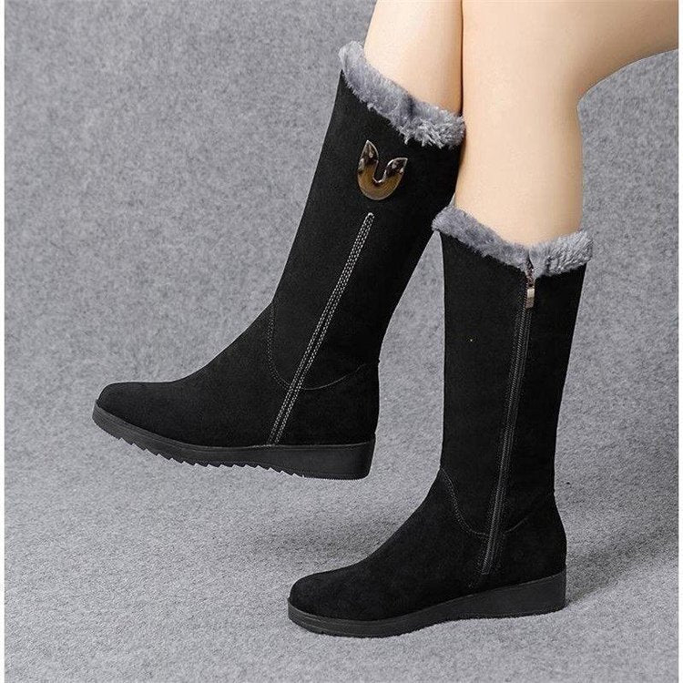 Maria | Bottes élégantes avec fourrure