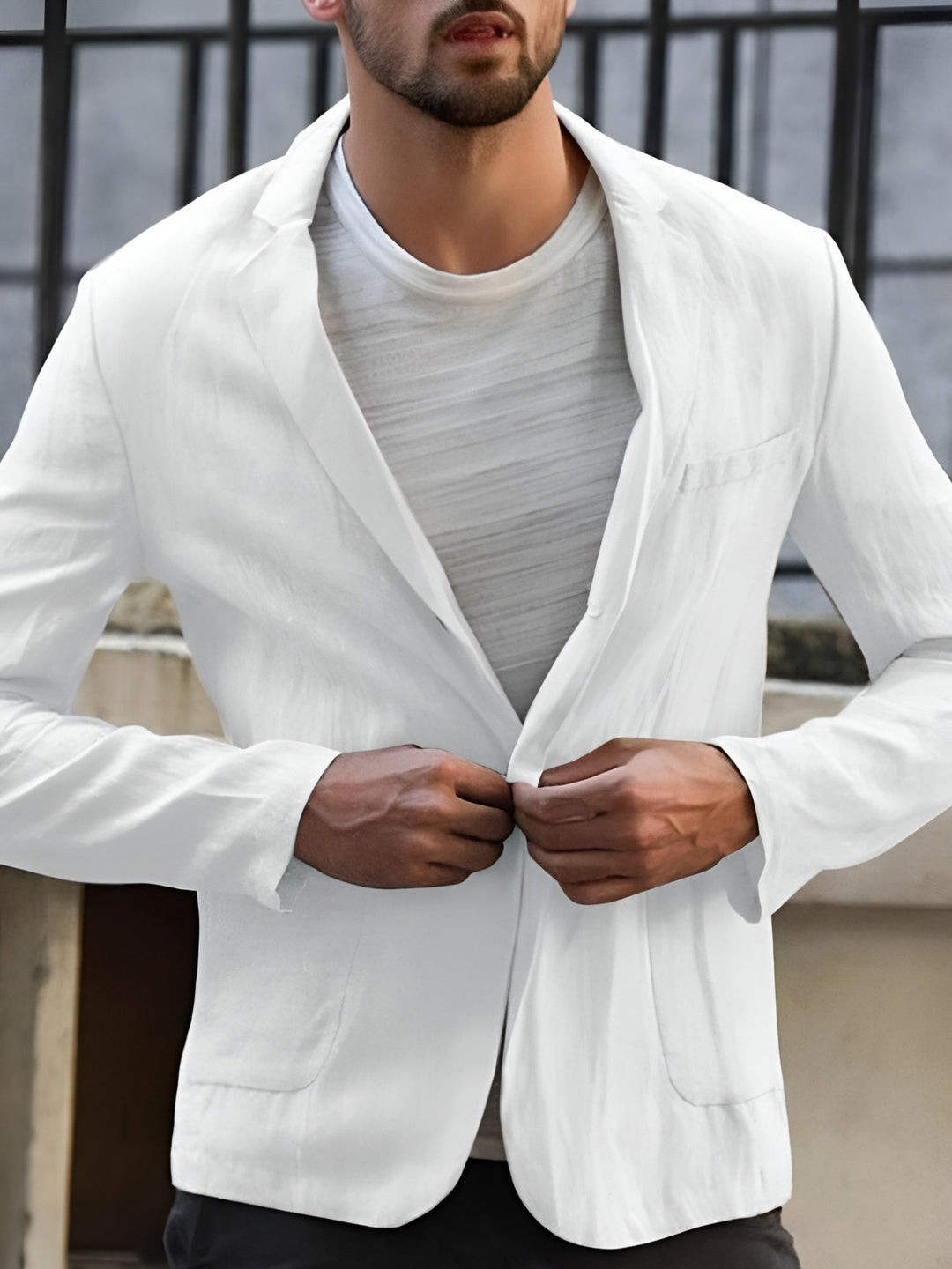Noonnar | Veste Tailleur Décontractée pour Hommes