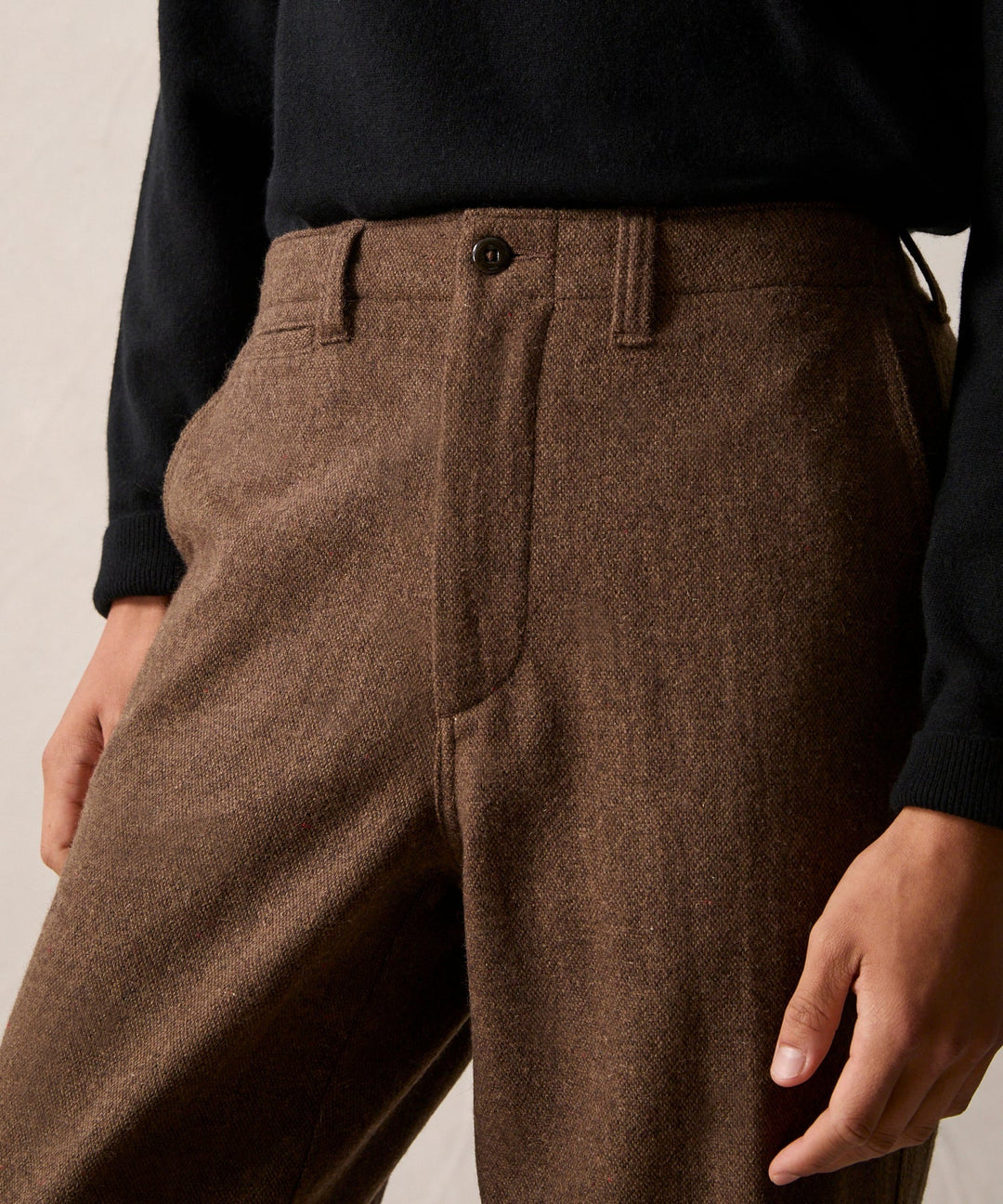 Reayner | Pantalon Relaxé en laine Donegal pour homme