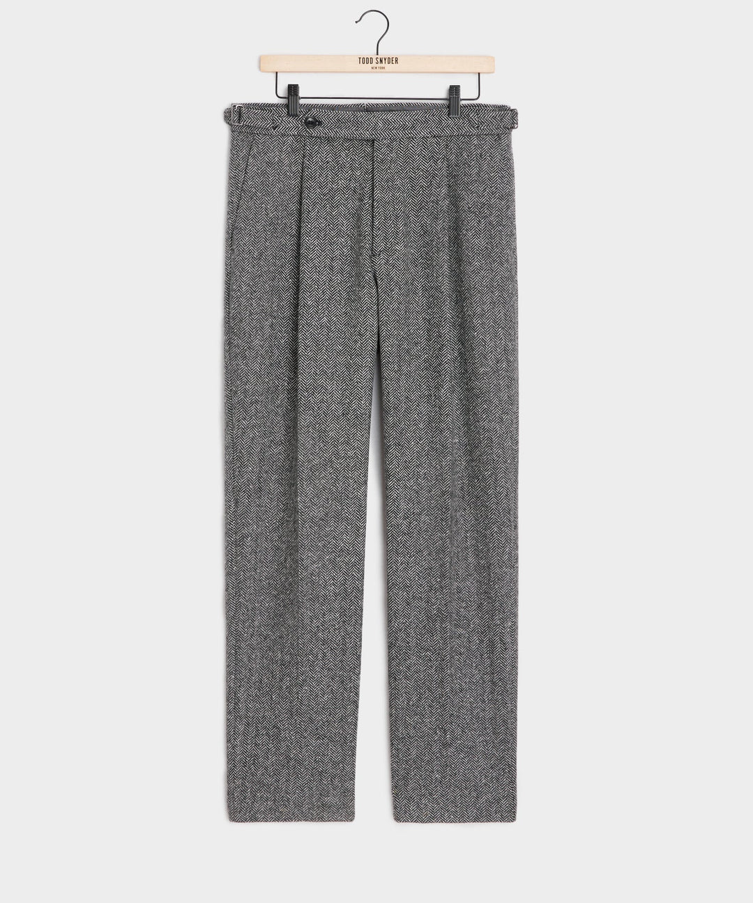 Seettax | Pantalon en laine Donegal gris pour homme