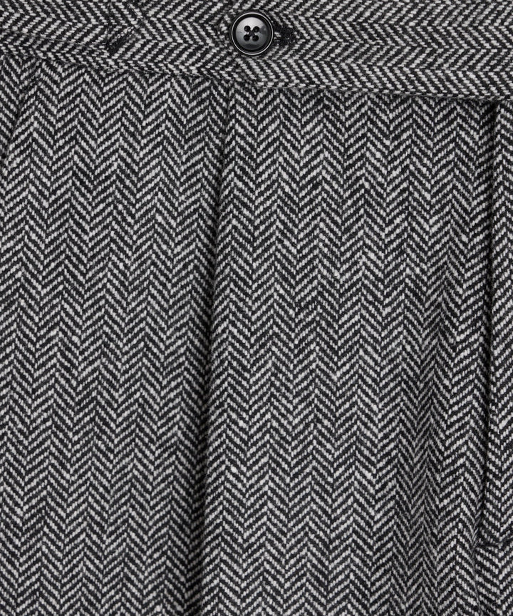 Seettax | Pantalon en laine Donegal gris pour homme