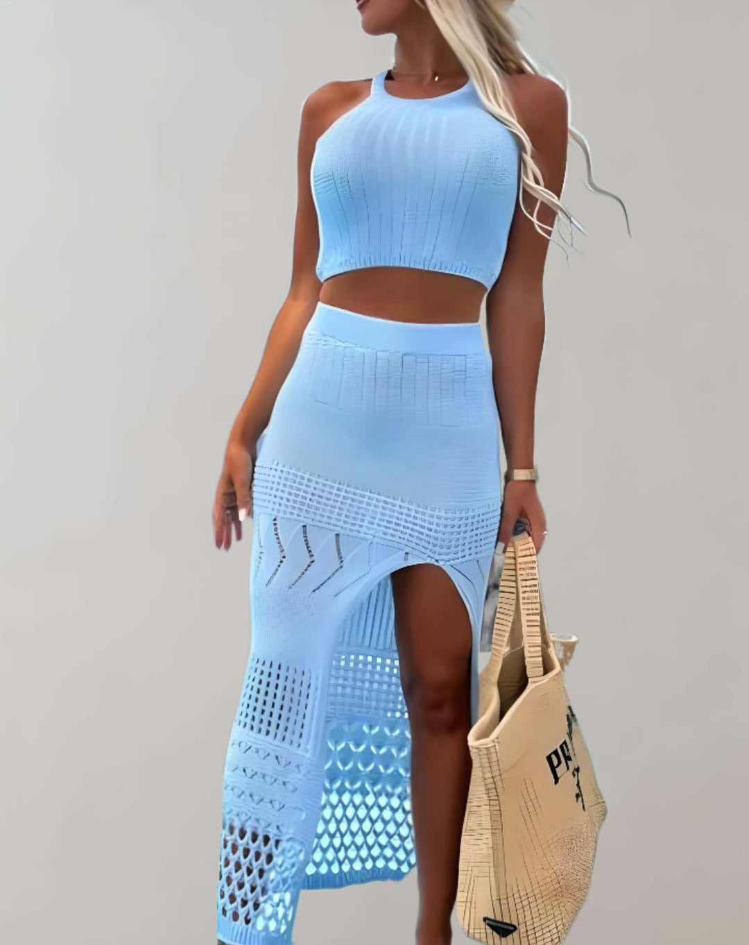 Naliara | Robe cintrée sans manches