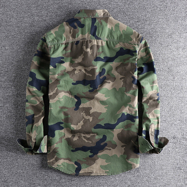 Veenan | Chemise à manches longues camouflage pour hommes