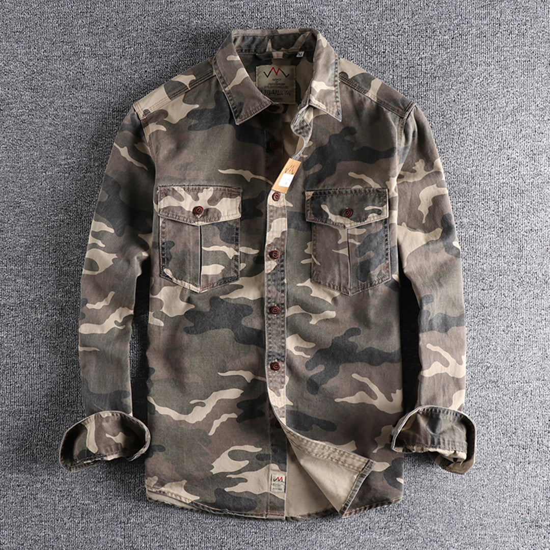Veenan | Chemise à manches longues camouflage pour hommes