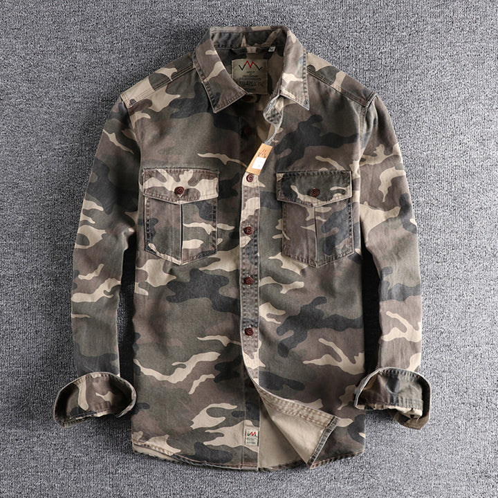 Veenan | Chemise à manches longues camouflage pour hommes