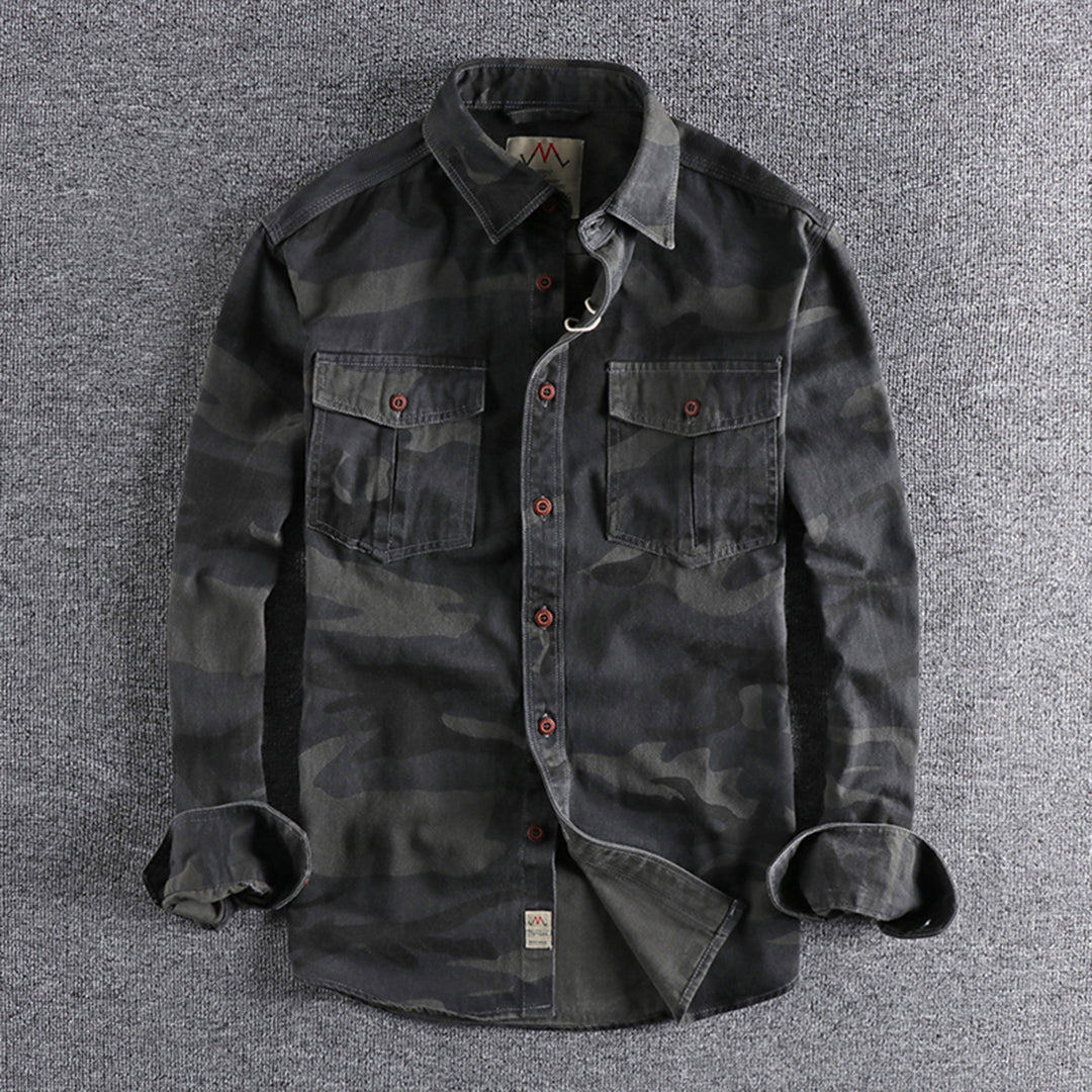 Veenan | Chemise à manches longues camouflage pour hommes