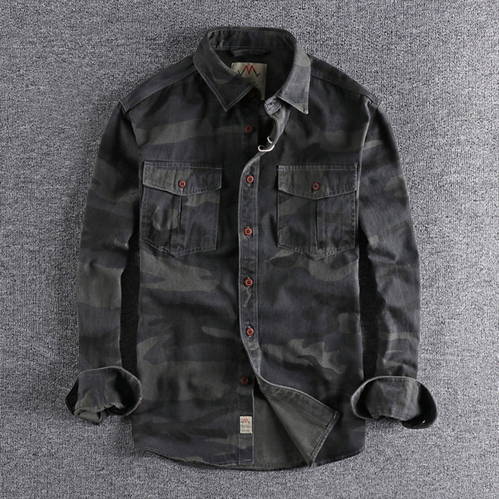 Veenan | Chemise à manches longues camouflage pour hommes