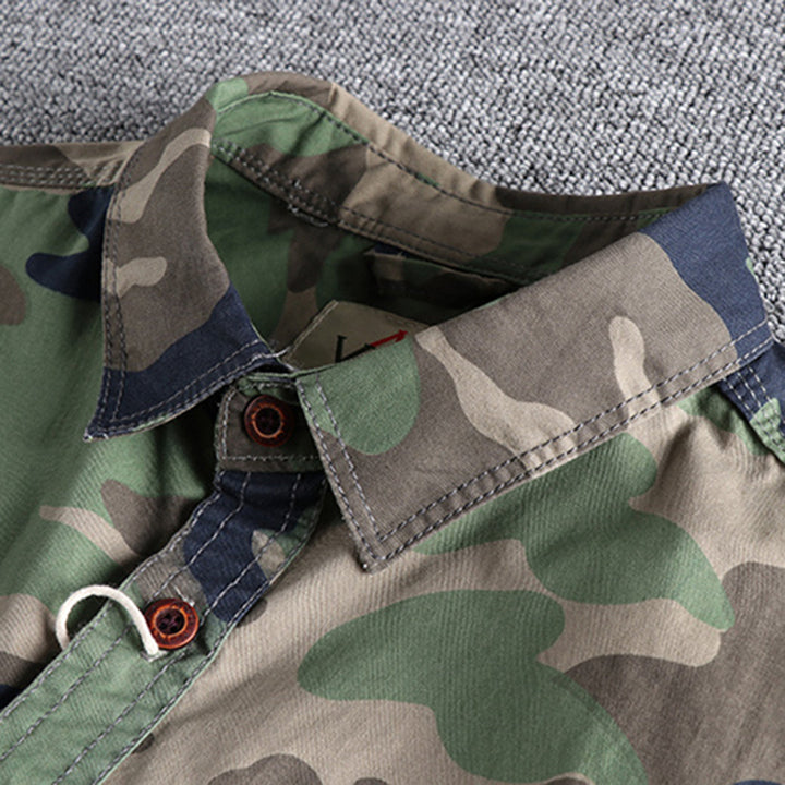Veenan | Chemise à manches longues camouflage pour hommes