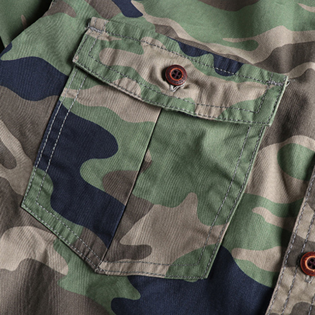 Veenan | Chemise à manches longues camouflage pour hommes