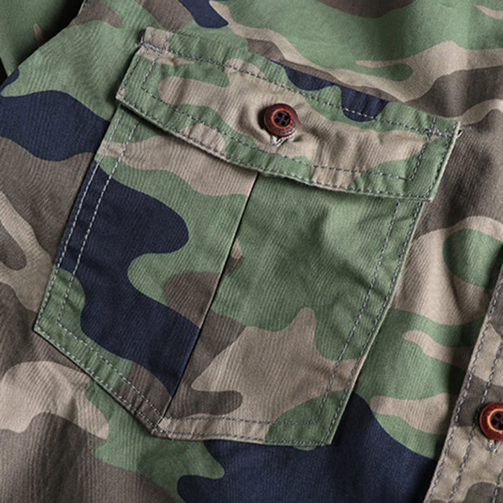 Veenan | Chemise à manches longues camouflage pour hommes