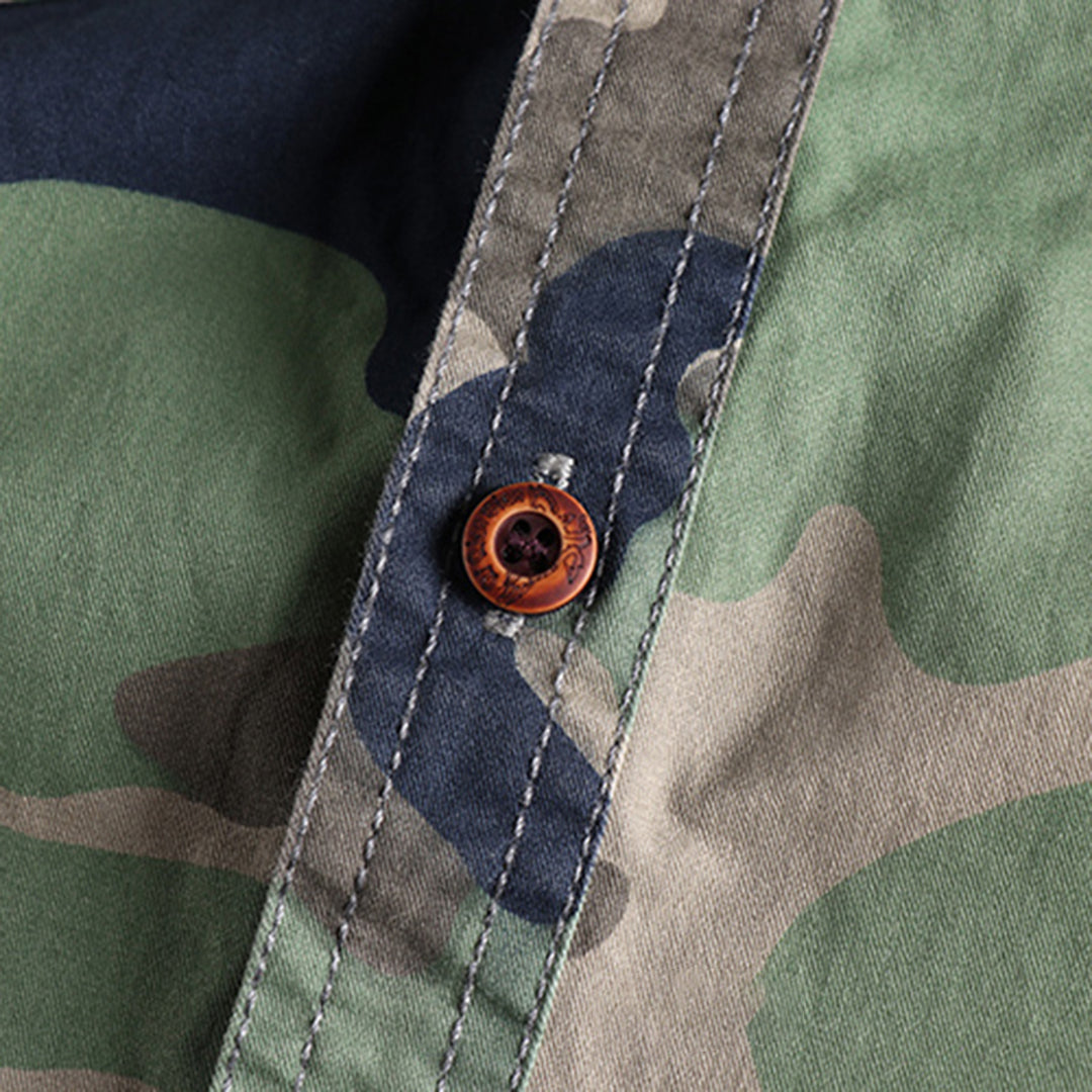 Veenan | Chemise à manches longues camouflage pour hommes