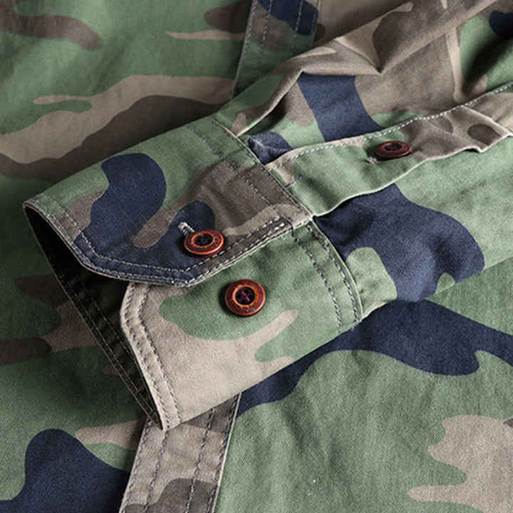 Veenan | Chemise à manches longues camouflage pour hommes