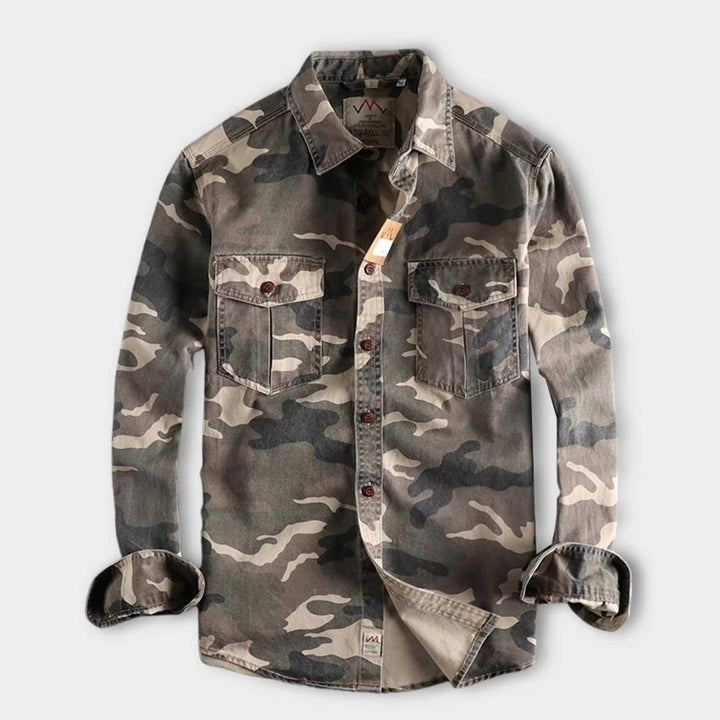 Veenan | Chemise à manches longues camouflage pour hommes