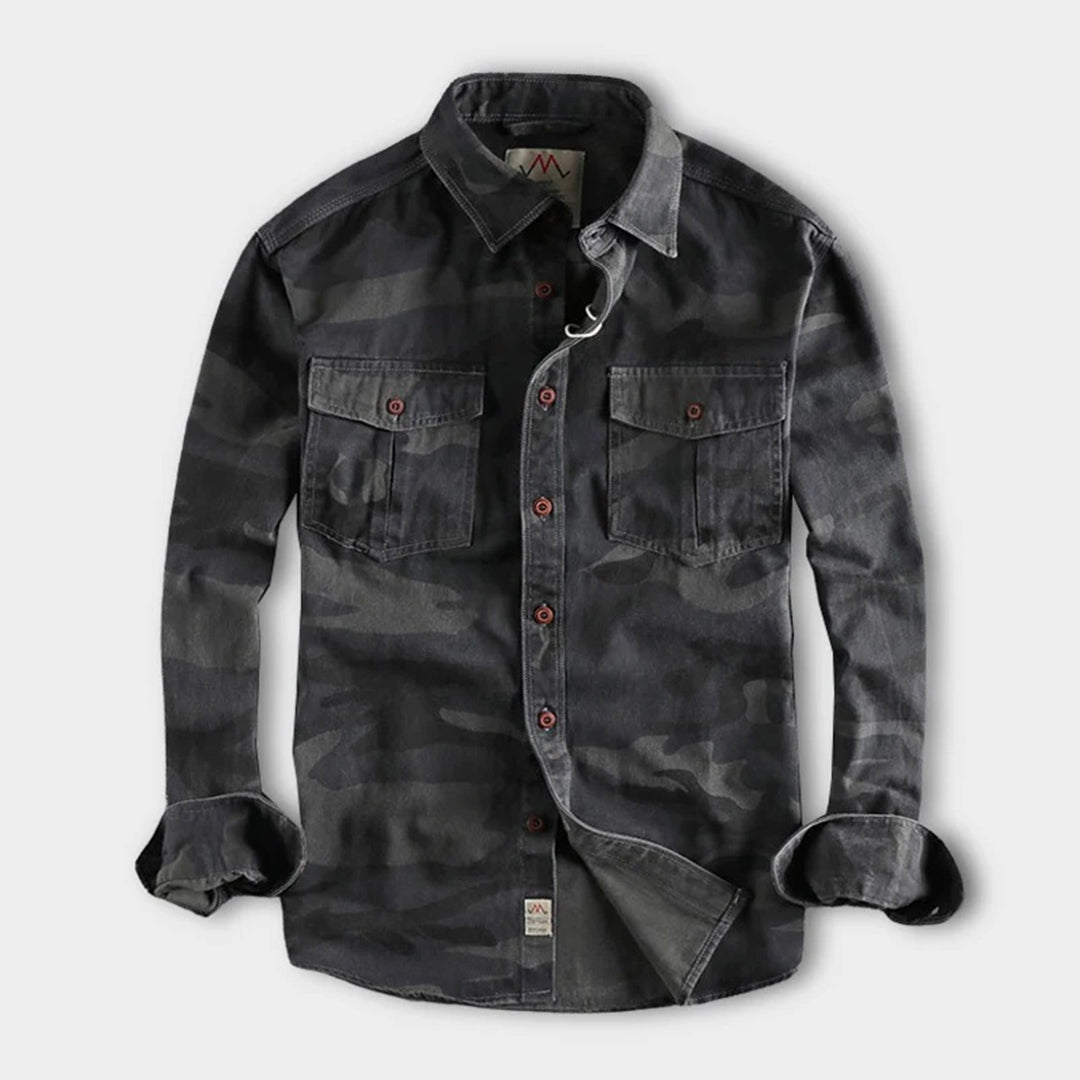Veenan | Chemise à manches longues camouflage pour hommes